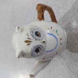 Single Serving Vintage Owl Teapot